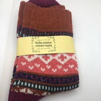 Calcetines para mujer Tutu Anna Fair Isle mezcla de lana Foto 1 de 2
