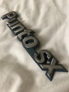 Fiat Punto SX Car Boot Emblem Badge 1990s - Picture 1 of 3