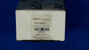 Gems Sensors Fs-200, 26615 1" Fnpt Spdt Liquid Flow Switch 1 To 6 Gpm - Picture 1 of 2