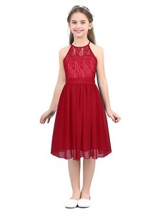 Las mejores ofertas en Vestidos rojos otoño encaje Para niñas | eBay