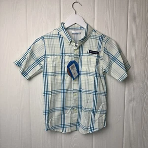 Camisa Columbia PFG Juvenil Abotonada Talla Mediana - Imagen 1 de 4