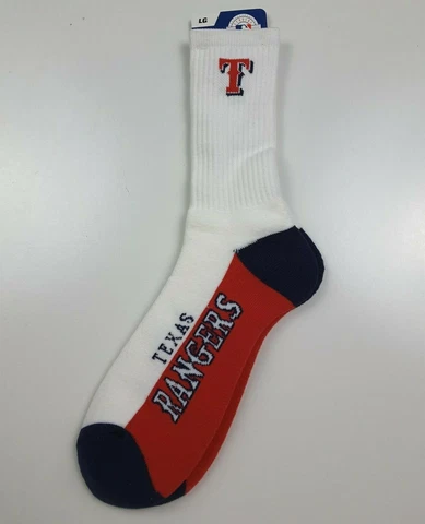 FBF Sportswear Texas Rangers MLB Crew Socks Size L (M 10-13) Cover