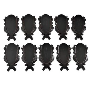 10 placas trofeo ciervo tallado corzo oscuro - Imagen 1 de 5