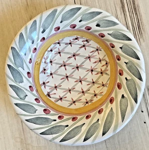 Plato de baratija pequeño Mackenzie Childs Brighton Pavillion 6 pulgadas 1997 - Imagen 1 de 5