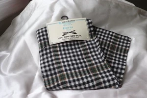 NWT Burns Check Scottish Tartan Plaid Scarf Muffler Neck Warmer DEFECT! - Picture 1 of 13