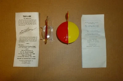 TRAVELURE INC. TRAV-L-URE AND TRAV-L-BOB UNIQUE FISH LURES/ BAIT LOS ANGELES CA. - Image 1 of 4