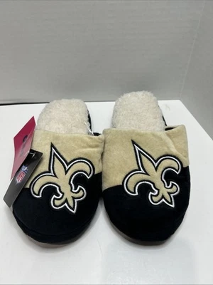 Zapatillas Foco negras y doradas New Orleans Saints jóvenes grandes 5-6 ¡Nuevas con etiquetas! Foto 1 de 4