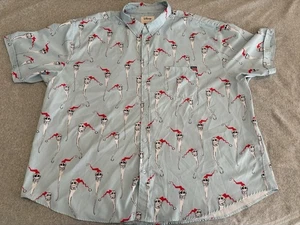 RSVLTS Disney Nightmare Before Christmas Button Up Shirt Kunuflex Mens 4XL - Picture 1 of 6