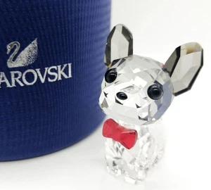 NIB Authentic Swarovski Puppy Bruno The French Bulldog Crystal Figurine #5213639 - Picture 1 of 9
