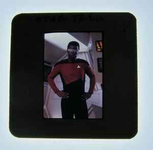 Original STAR TREK NEXT GENERATION 35mm Studio Production Slide LEVAR BURTON - Bild 1 von 2