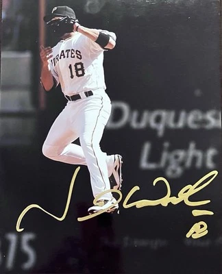 Neil Walker SIGNED AUTOGRAPHED 8x10 Photo Pittsburgh PIRATES Legend #1 Pick - Image 1 of 2