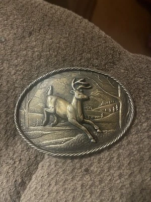 Men’s Belt Buckle With Deer - Image 1 of 2