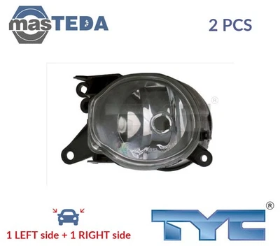 19-0002-05-2 FOG LIGHT LAMP PAIR TYC 2PCS NEW OE REPLACEMENT - Image 1 of 4