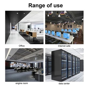 10 portów CAT5e Panel krosowy do montażu na ścianie 10G Wsparcie 1U Panel krosowy UTP 19 cali - Zdjęcie 1 z 8