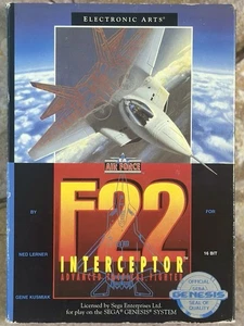 F22 Interceptor Box - Sega Genesis - Imagen 1 de 11