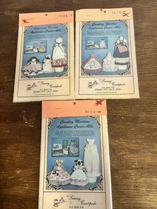 Konvolut 3 Vintage Schnittmuster Tausendfüßler 1991 Gerätehüllen Land unbenutzt  - Bild 1 von 5