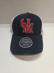 Vintage Style NCAA UM Ole Miss Rebels Snapback Cap Hat Zephyr NEW NWT Mesh - Picture 1 of 7
