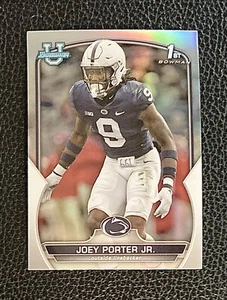 2022 Joey Porter Jr. Bowman U Chrome 1st  REFRACTOR  RC #79 - Picture 1 of 2