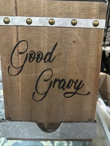 Cookbook Stand Crafted Dark Wood Recipe Book Holder Stand 14”x9” - Picture 1 of 3