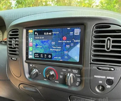 7" Stereo Radio Android 15 For 1997-2004 Ford F150 Apple Carplay Navi GPS Player - Image 1 of 4