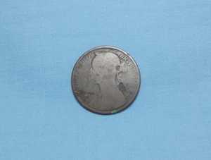 1885 Great Britian Bronze Penny KM#775 Queen Victoria Mature Bust/Britannia Seat - Bild 1 von 2