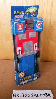 Transformers Lala G2 Optimus Prime Pencil Case MIB RARE 90s - Immagine 1 di 4