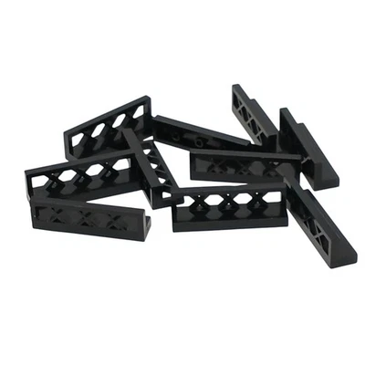 Piezas LEGO 1x4x1 Valla Enrejado Negro No. 3633 Cantidad 10 #M-13 Foto 1 de 4