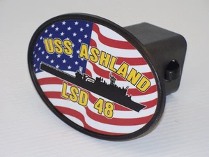 USS ASHLAND LSD 48 Hitch Cover Military USN U S Navy - Imagen 1 de 4