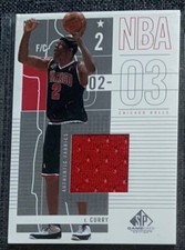 2002/03 Eddy Curry (Bulls) SP Game Used Edition Jersey Card