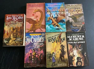 Lot Of 7 Anne McCaffrey paperback books - Picture 1 of 8
