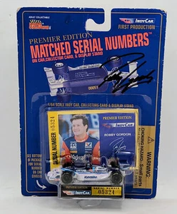 1993 Racing Champions NASCAR Robby Gordon Signed Matched Serial Numbers 1/64 - Picture 1 of 4