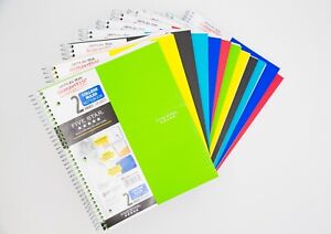 12 Pack - Five Star Spiral Notebook, 2-Subject, College Ruled Paper, 120 Sheets