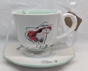 Tazza e piattino Disney Princess / Rae Dunn - Sirenetta, Ariel - Nuovo - Foto 1 di 5