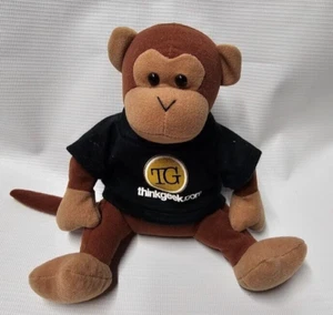Timmy The ThinkGeek Monkey 6"" Plüschtier selten aus dem Ruhestand Vintage Logo - Bild 1 von 3