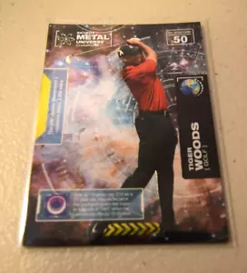 Tarjeta de golf Skybox Metal Universe Champions 2021 Tiger Woods #50 - Imagen 1 de 2