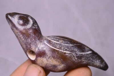 Colgante Amuleto 7CM China Cultura Hongshan Antiguo Jade Rojo Tallado Animal Pájaro Pájaro Foto 1 de 4