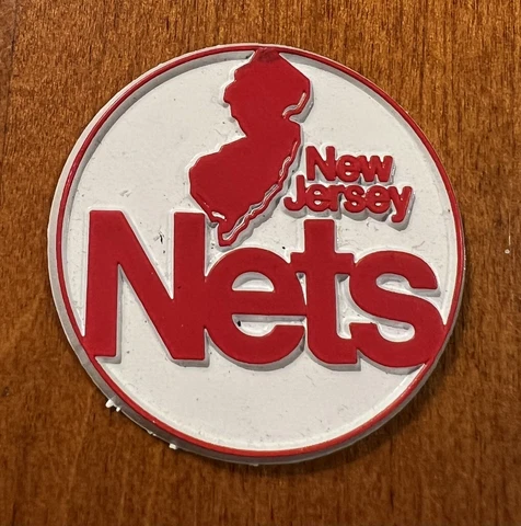 Vintage New Jersey Nets NBA RUBBER Basketball Standings FRIDGE MAGNET NICE ! Cover