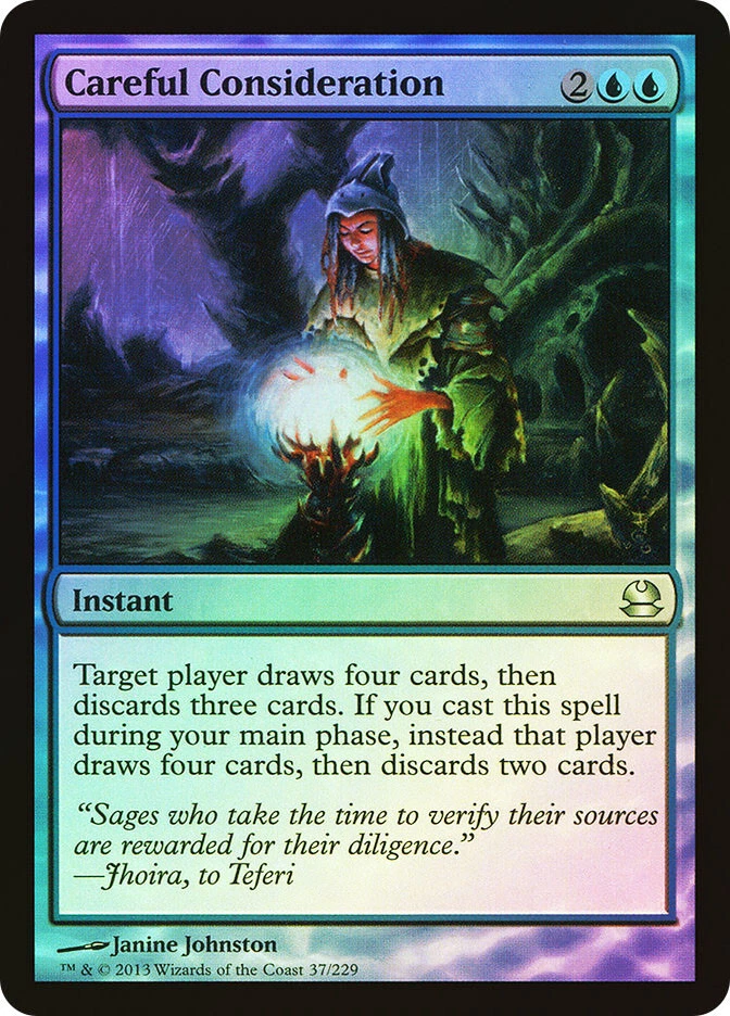 MTG FOIL Careful Consideration  - Modern Masters #37 - Image 1 of 1