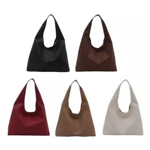 Large Capacity Handbag Ladies Tote Soft Leather Shoulder Bag Casual X7S3 - Picture 1 of 29