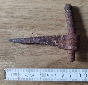 antike Stütz-Kloben 5 cm Schaft; 9 cm Dorn - Bild 1 von 5