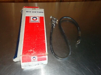 Nuevo cable de batería negativo NOS GM Delco 8907345 IE-30 1971-72 Buick Skylark 455 Foto 1 de 4