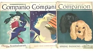 Vtg Women's Home Companion Magazine Mar Jul & Sept 1937 - Fashions, Ads, Stories - Picture 1 of 10