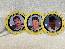 Boston Red Sox 1989 Cadaco All-Star Baseball Discs Set Roger Clemens, Wade Boggs