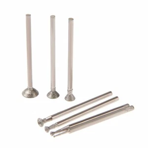 Bur Diamond Grinding Head Spherical Concave 2.35mm/3/32" Shank Multisize Tools - Picture 1 of 6