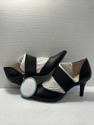 Andrew Geller Heels Women's Size 7.5 M Black HHR9-1 New - Image 1 of 4