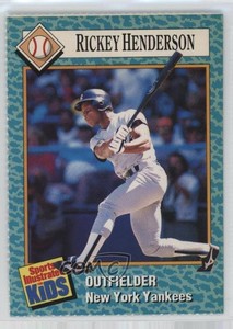 1989 Sports Illustrated for Kids Series 1 Rickey Henderson #46 HOF