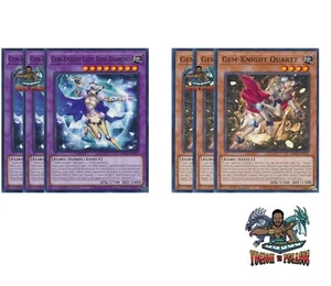 Yugioh! Gem-Knight Cuarzo Dama Diamante Rosa MP23 Común 1a Edición Casi Nuevo - Imagen 1 de 1