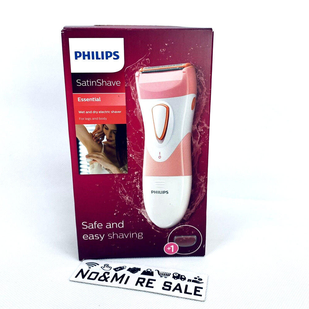 Philips Beauty SatinShave Essential Women's Wet & Dry Electric Shaver HP6306