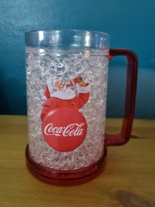 COCA COLA Iconic Santa Holidays Are Coming Plastic Chiller Mug 400ml. - Picture 1 of 5
