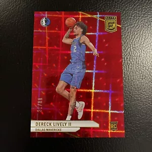 2023-24 Donruss Elite Dereck Lively II Hyper Red RC /88 International Rookie 229 - Picture 1 of 2